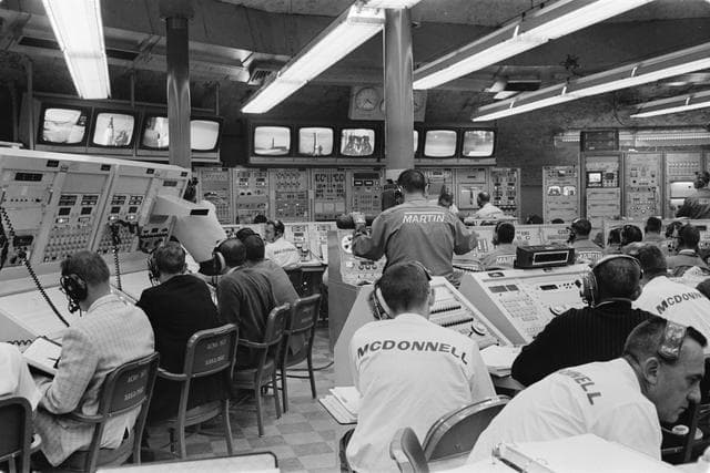 NASA image: GEMINI-TITAN (GT)-6 - BLOCKHOUSE ACTIVITY - CAPE