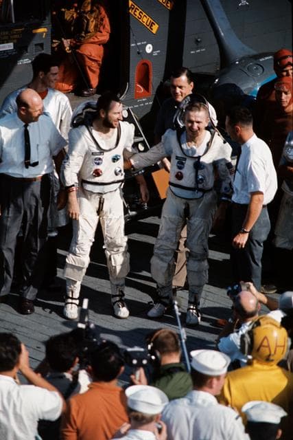 NASA image: GT-7 RECOVERY