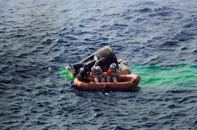 NASA image: GT-7 RECOVERY