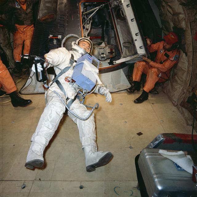 NASA image: Gemini-Titan (GT)-10 - Weightlessness Training - Wright-Patterson AFB, OH