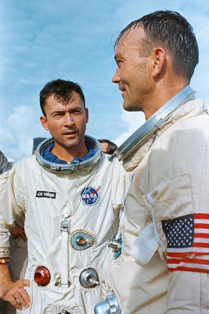 NASA image: GEMINI-TITAN (GT)-10 (RECOVERY)-  ASTRONAUT JOHN W. YOUNG - MISC. - ATLANTIC