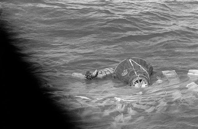 NASA image: GEMINI-TITAN (GT)-10 - RECOVERY - ATLANTIC