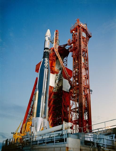 NASA image: GEMINI-TITAN (GT)-11 - ON PAD - ATLAS/AGENA - CAPE