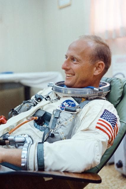 NASA image: ASTRONAUT CONRAD - SUITING-UP - MISC. - BREAKFAST & SUITING-UP (GEMINI-TITAN [GT]-11)