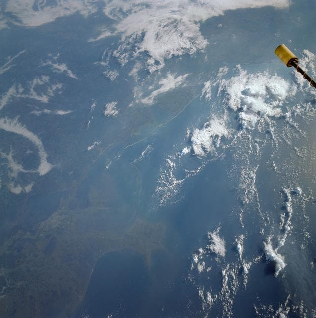 NASA image: Gulf Coast from from Atchafalaya Bay to Apalachicola seen from Gemini 11