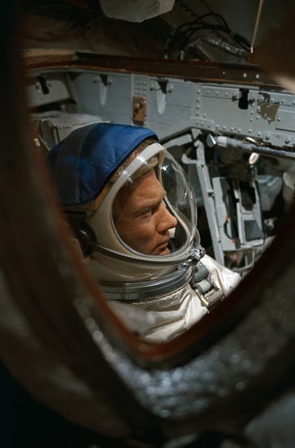 NASA image: GEMINI-TITAN (GT)-12 - INSERTION - FISHEYE - CAPE