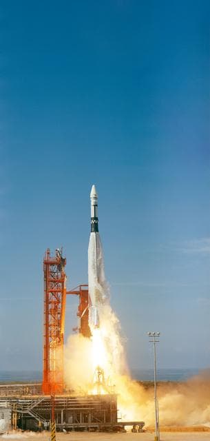 NASA image: GEMINI-TITAN (GT)-12 - LIFTOFF - ATLAS/AGENA - CAPE