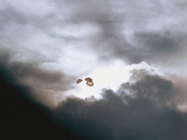 Apollo XIII Spacecraft - Splashdown - South Pacific Ocean