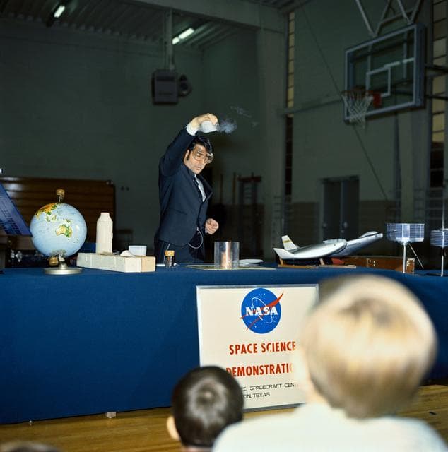 NASA image: MCADAMS ELEMENTARY SCHOOL - science demonstration