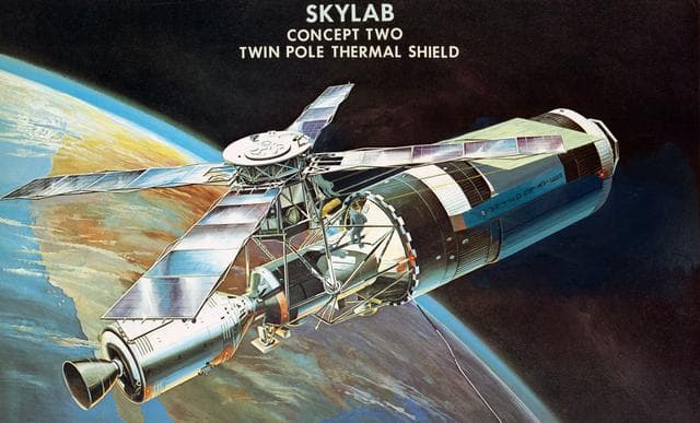 NASA image: Art Concepts- Skylab (Sun Shade)