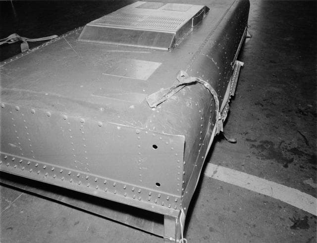 NASA image: Structure duplicating problem with solar array wing number one on Skylab