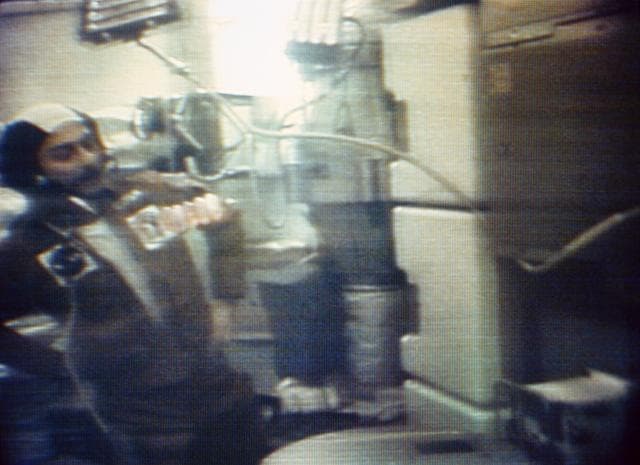 NASA image: Skylab 3 crew images taken from television transmission