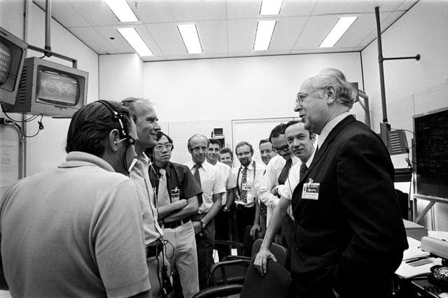 NASA image: Visitor - Soviet Union Ambassador - Anatoliy Dobrynin - JSC