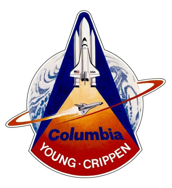 NASA image: Official STS-1 Crew Insignia