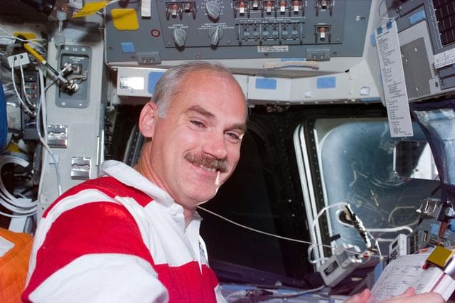 NASA image: Commander Readdy after rendezvous with Mir