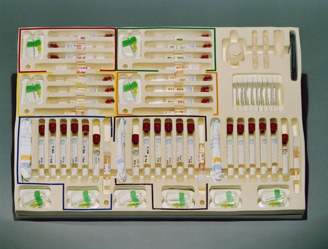 NASA image: Blood collection kit for Space Lab 1