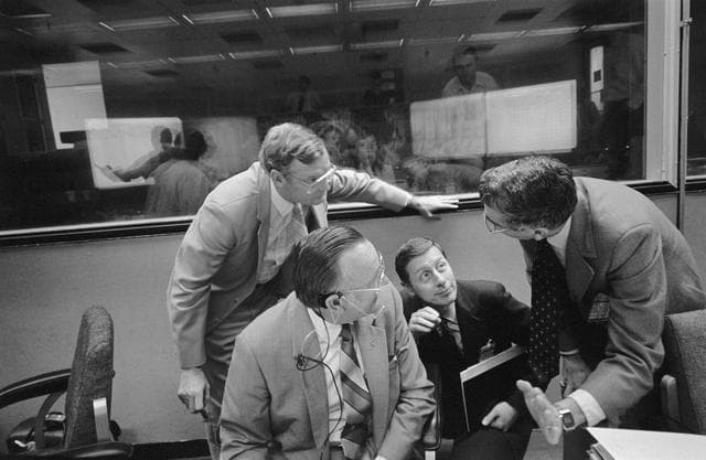 NASA image: STS-3 MISSION OPERATIONS CONTROL ROOM (MOCR) - JSC