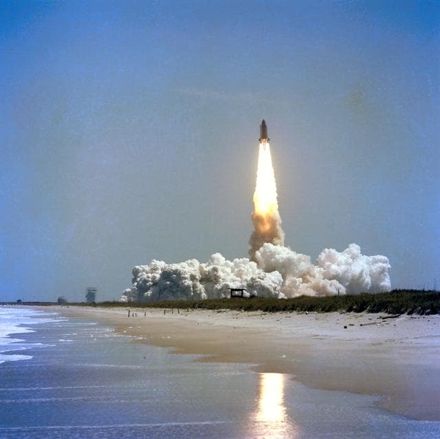 NASA image: Launch - STS-6 - KSC
