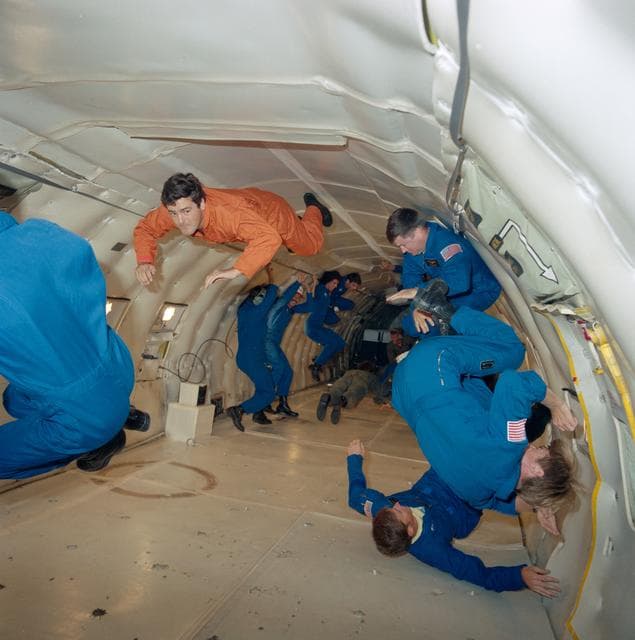 NASA image: View of Zero-G training for astronauts and payload specialists