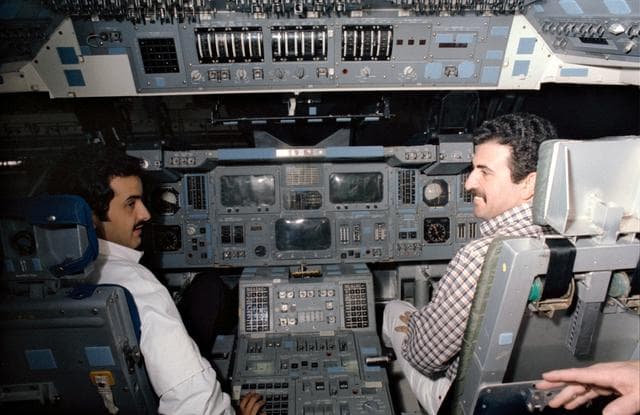 NASA image: Tour by Saudi prince Salman Abdelazize Al-Saud prior to mission