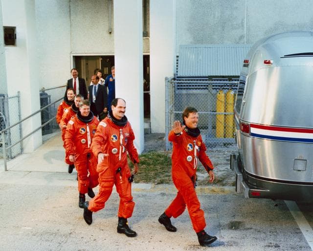 NASA image: STS-27 Atlantis, OV-104, terminal countdown demonstration test (TCDT) at KSC