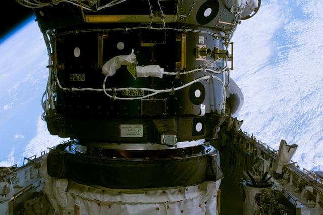 NASA image: Node 1 installed on the ODS