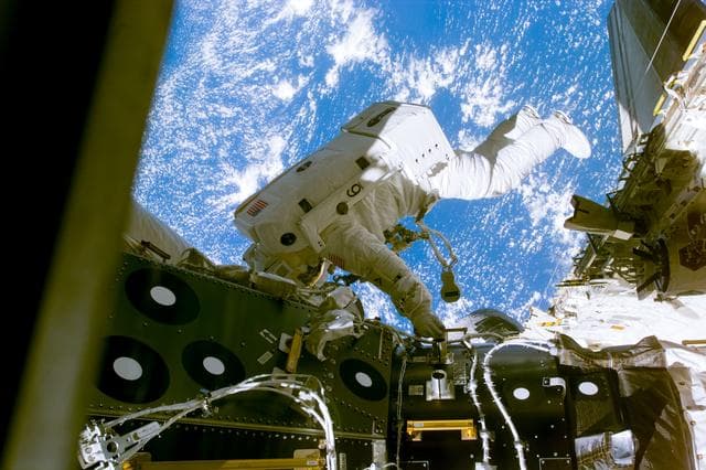 NASA image: View taken during EVA 1