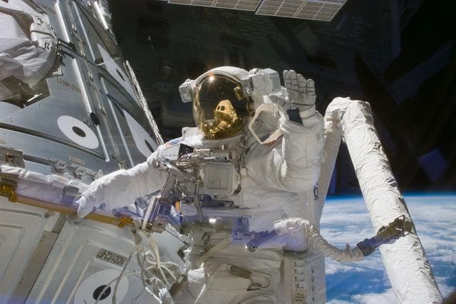 NASA image: View taken during EVA 1