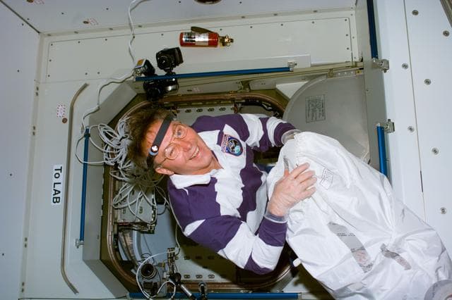 NASA image: View in the Node 1/Unity module after docking