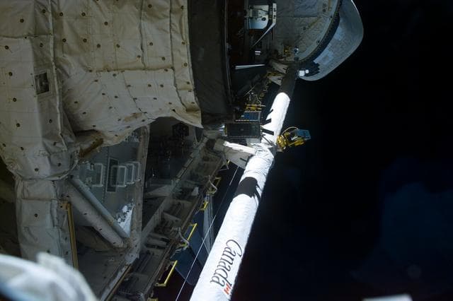 NASA image: MightySat 1 deployment