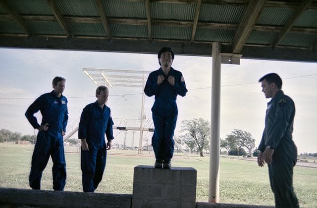 STS-72 Mission Specialist Koichi Wakata during ASCAN training