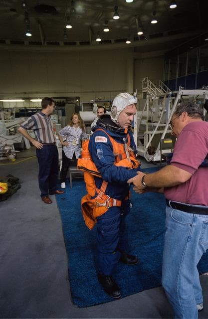 NASA image: Bailout training at WETF
