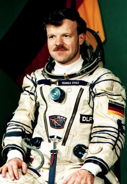 NASA image: Portrait of Mir 23 Crew Member Reinhold Ewald