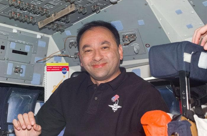 NASA image: PLT Polansky on flight deck