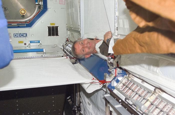 NASA image: CDR Cockrell in U.S. Laboratory /Destiny rack