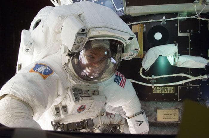 NASA image: MS Curbeam during EVA on PMA-3