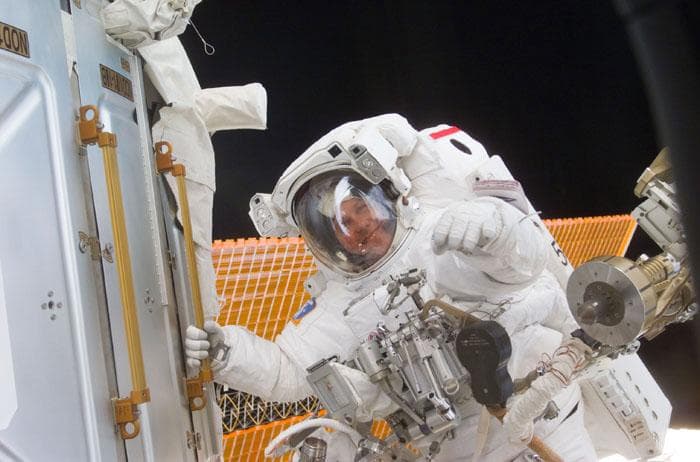 NASA image: MS Jones during EVA on Node 1/Unity