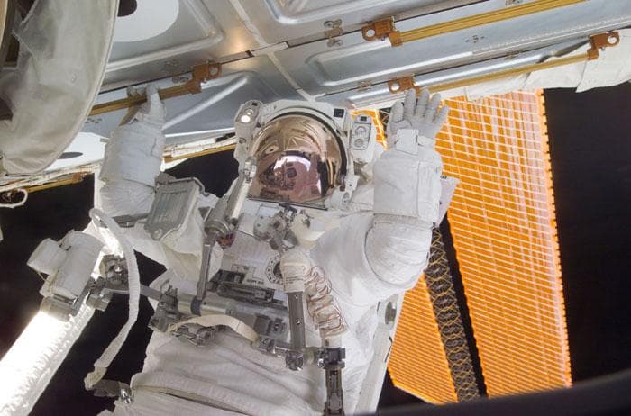 NASA image: MS Curbeam during EVA 3