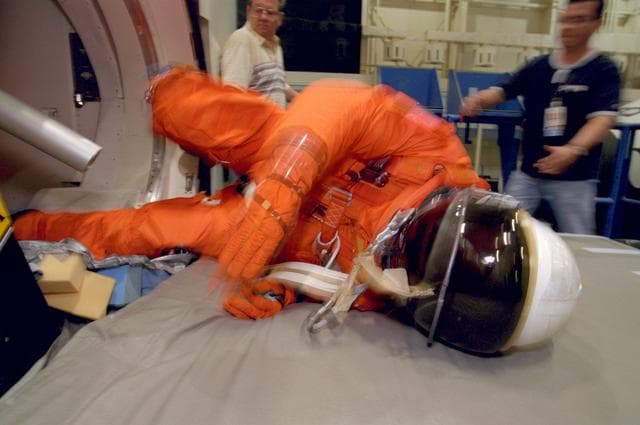 NASA image: STS-97 crewmembers participate in training and preflight activities