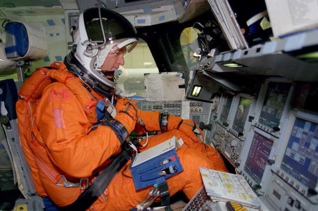 NASA image: STS-97 crewmembers participate in training and preflight activities