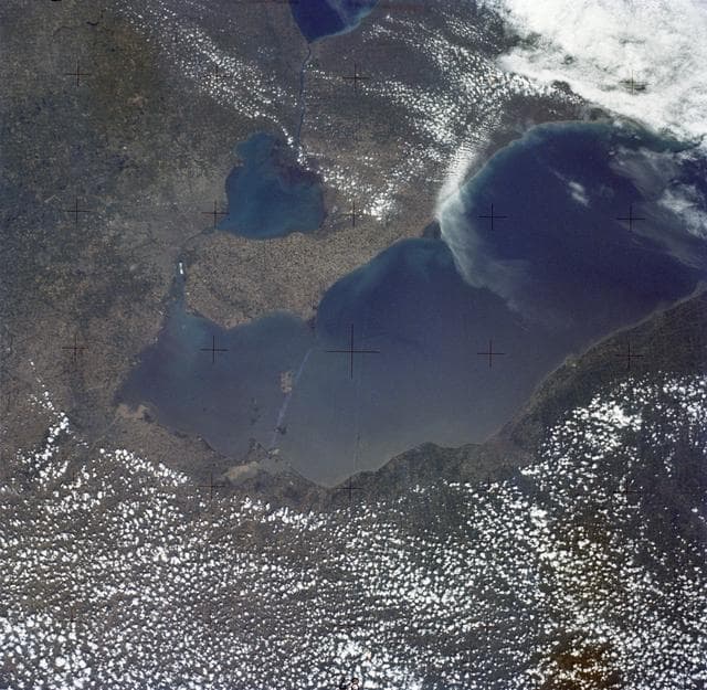 NASA image: Detroit, MI, Toledo, OH and Lake Erie