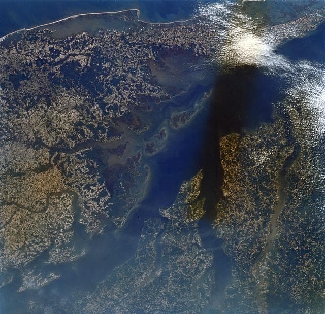 NASA image: Lower Chesapeake Bay, VA, USA