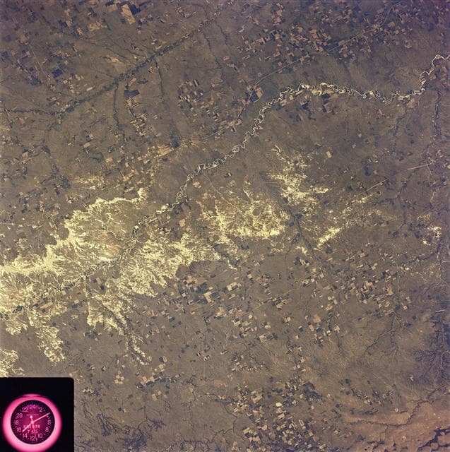 NASA image: Western Great Plains, Badlands, SD, USA