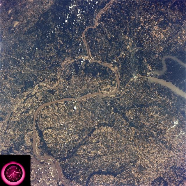 NASA image: Southern Illinois and Western Kentucky, USA
