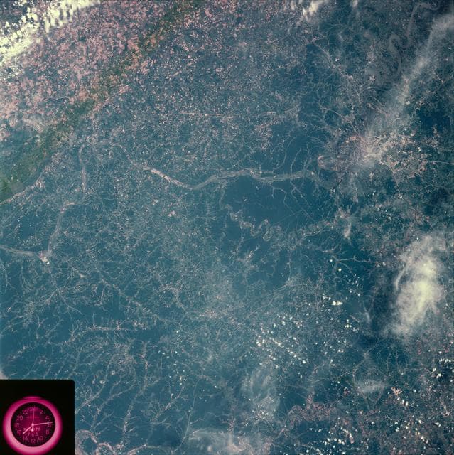 NASA image: Cumberland River and Nashville, TN, USA