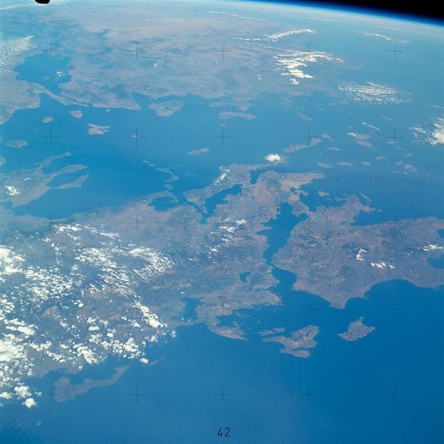 NASA image: Skylab 3,Earth view,Greece