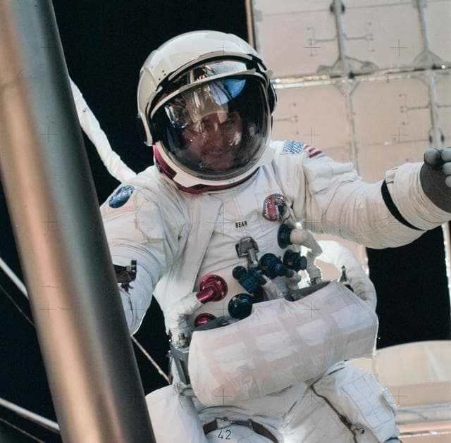 NASA image: Skylab 3,Astronaut Jack R. Lousma on EVA