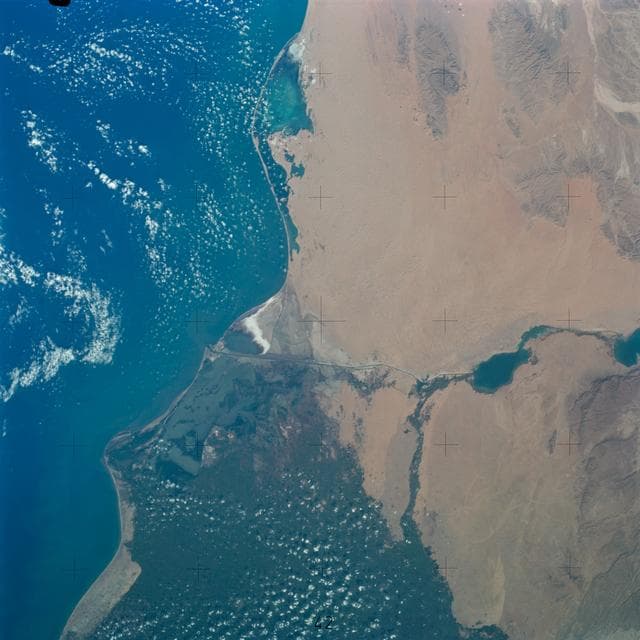 NASA image: Skylab 3,Earth view,Egypt