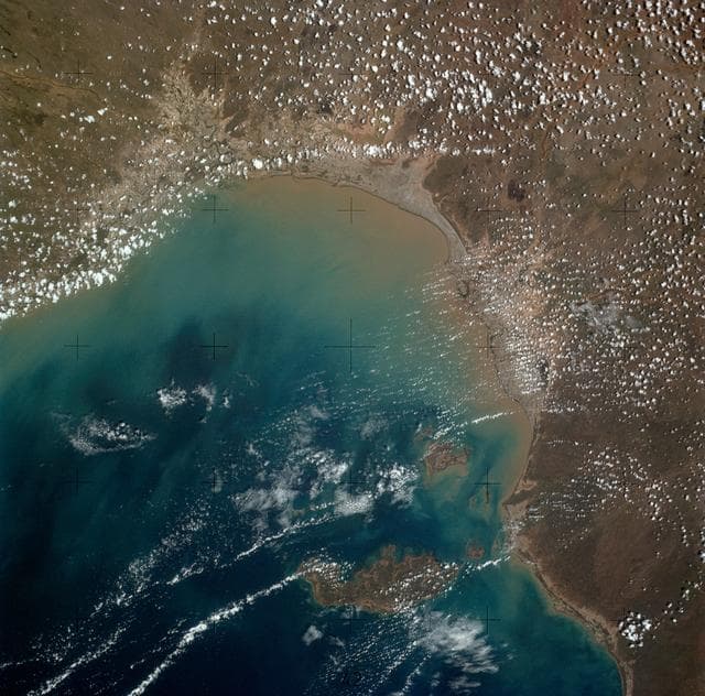 NASA image: View of portion of Queensland, Australia from Skylab space station