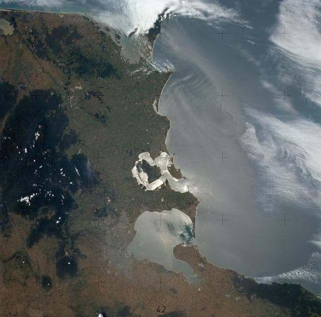 NASA image: View of Melbourne, Australia as seen from Skylab space station